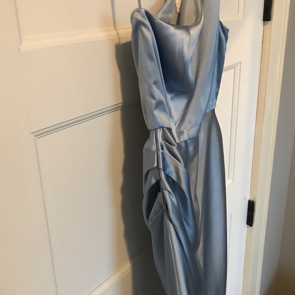 BLUE JCrew One Shoulder Special Occassion Dress - Picture 4 of 4